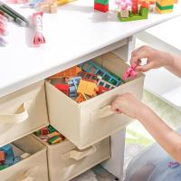 Mesa Infantil con 2 Sillas Muebles de Estar para Habitación de Niños con Espacio de Almacenamiento - details 4