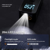 Bomba de Aire de Compresión Portátil Inalámbrica para Neumáticos de Coche 12V con Salida LED USB para Bicicletas Moto Bolas Normalidad de Artículos Peligrosos Batería Incluida  - details 14