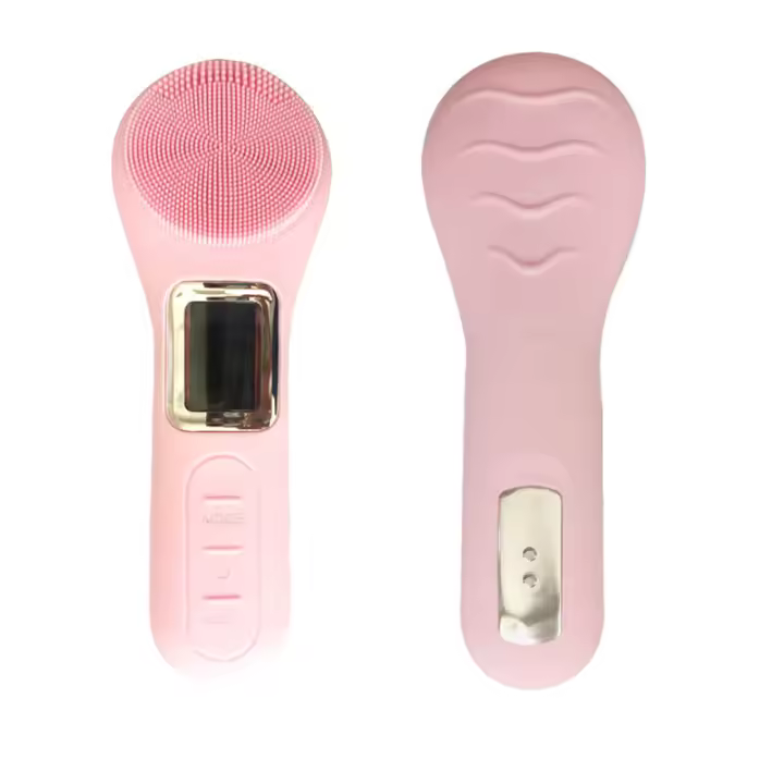 radiofrecuencia facial Nuevo cepillo de modelo privado, leche facial de silicona, fábrica de cepillo facial eléctrico a temperatura constante masajeador Cepillo facial eléctrico - 1