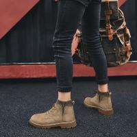 Nueva moda botas altas para hombre botas casuales para hombre al aire libre montañismo en la jungla botas de plataforma de fondo ancho - details 4