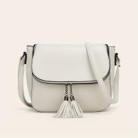 Bolso cruzado elegante y minimalista Cuero sintético, cierre con cremallera, mantenimiento fácil, estilo urbano, duradero Ideal para mujeres y mamás - details 2