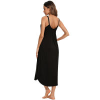 2025 Ropa de verano nueva, ropa de casa, ropa de mujer europea, camisón sexy con tirantes cómodos y de gran vuelo. - details 1