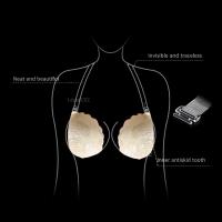 Sujetador Invisible de encaje con espalda descubierta para mujer, Bralette adhesivo de realce, lencería adhesiva de silicona con correa transparente Sexy, ropa interior - details 2