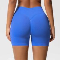 Pantalones cortos de gimnasio ajustados de estiramiento alto cómodos respirables deportivos de cintura para mujer, ropa deportiva para mujer para - details 13