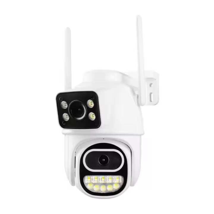 Cámara Wifi PTZ de 8MP, pantalla Dual, visión nocturna, cámara de vigilancia CCTV para exteriores, detección humana, aplicación iCSee, protección IP de seguridad - 1