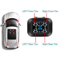 Sistemas de alarma de seguridad para automóviles con 4 Uds. Sensor externo inalámbrico Mini sistema de supervisión de presión de neumáticos de coche USB TPMS - details 4