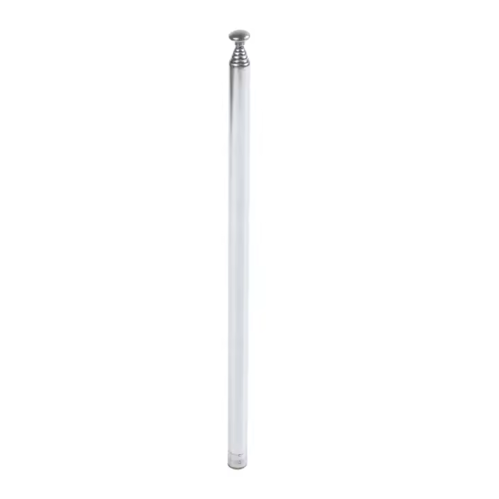 Antena telescópica de TV y radio AM FM de acero inoxidable, 7 secciones, 96cm de longitud - 1