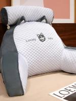 Almohada de lectura triangular de seda Ideal para embarazadas, respaldo grande, almohadas para sofá y cama - details 33