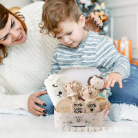 Bebés, regalo de cumpleaños, cesta bebe regalo, bautismo conejo elefante - details 6