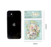 Pakete de Pegatinas de Tema de Pájaros 30 piezas Adhesivas para Scrapbooking, Diarios, Álbumes - details 18