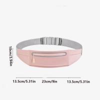 Con portabotellas, cinturón para correr, bolso ligero multifunción para teléfono para correr, riñonera impermeable con cierre Invisible - details 1