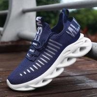 Zapatos De Deporte Casuales Para Hombre Transpirables Corrida Plataforma Tenis Caminar Entrenamiento Zapatillas Confortables Talla Verdadera Material Superior De Tejido Y Suela EVA - details 13