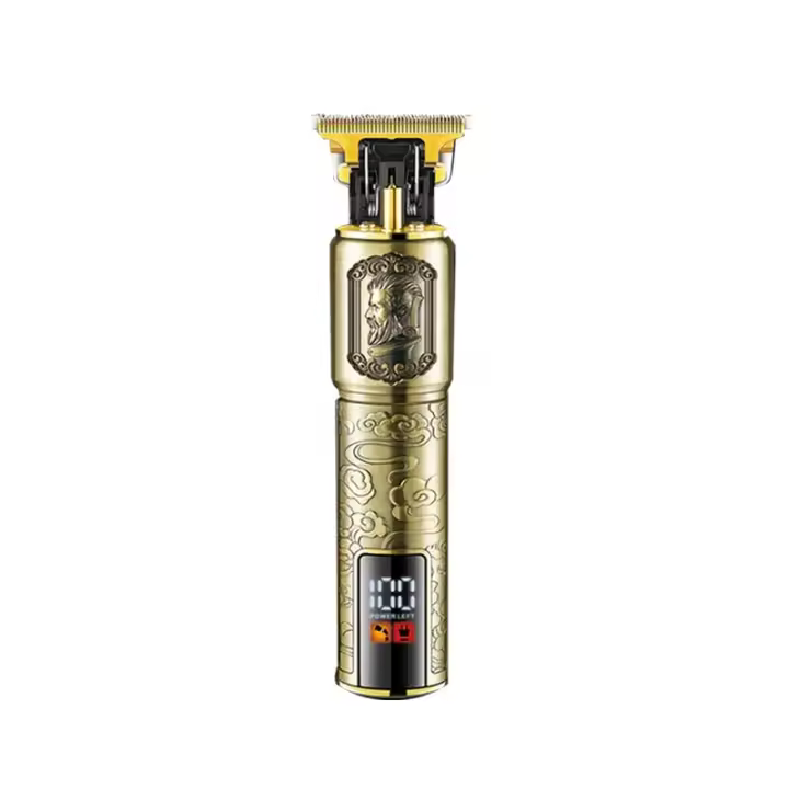 Kemei-cortadora de pelo eléctrica T9 para hombre, afeitadora recargable por USB, profesional, para Barbero y barba - 1