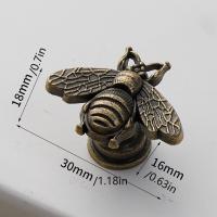 Perilla de armario antigua de un solo orificio creativa, tiradores de puerta de aleación de Zinc con forma de mariposa, perillas de cajón de animales de estrella de mar, muebles - details 0