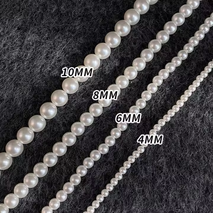 Elegante Collar de Cuentas con Hebilla Magnética de Perla Blanca Nueva Cadena de Clavícula para Mujeres Regalo de Joyería Distintivo - 1