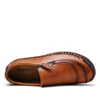 2024 nuevos zapatos de conducción cómodos Mochaxin formales de cuero genuino de moda para hombres - details 12