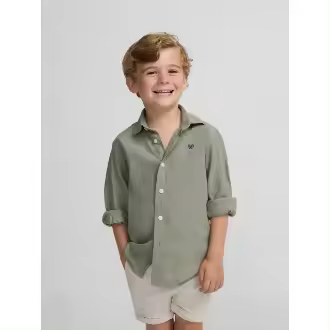 Camiseta Deportiva Suave para Niños Silbon Verde Ideal para Mamá & Bebé - 1