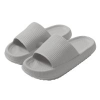 Sandalias de suela gruesa para mujer, novedad de verano, zapatillas de baño de suela blanda para el hogar de Eva para parejas - details 1