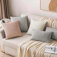 Fundas de almohada decorativas de pana, diseño suave a rayas bohemias para sala de estar, dormitorio, estilo moderno de granja, 1 Uds. - details 6