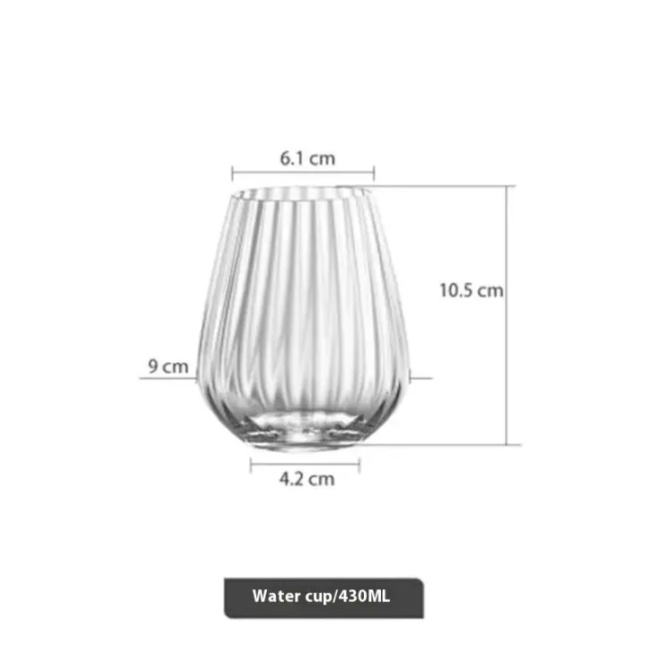 Copas de Champán Nórdicas Transparentes Vidrio de Cristal de Ondas para Hogar, Fiesta, Boda, Navidad - 1