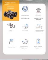 Nuevo Coche teledirigido 2,4G, Acuático y Terrestre, Doble Cara, Acrobático, Juguete Eléctrico para Niños - details 2