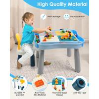 Juego de Mesa y Silla para Niños 320 Bloques de Construcción Todo en Uno - details 3