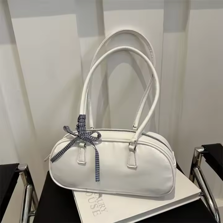 Bolsa de plata de gran capacidad, bolsa de almohada portátil para mujeres, bolsa de hombro completa, bolsa de mujer, bolsa de viaje de ocio - 1
