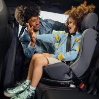 Silla Coche 360, 0-12 años, 40-150 cm, Silla Coche, Instalación Pata Apoyo, Giro 360, 8 Posiciones Reclinación, 12 Posiciones Reposacabezas, Full Black - details 18