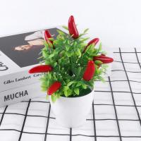 Planta Artificial bonsái naranja Granada árbol frutal decoración de alféizar de ventana planta falsa de jardín de plástico decoración del hogar en maceta - details 7