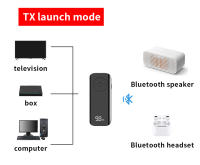 Receptor y transmisor de Audio con Bluetooth 5,3, soporte auxiliar de 3,5 MM, reproducción de tarjeta TF, micrófono, Clip de cuello, Adaptador inalámbrico para coche, avión, TV y PC - details 4