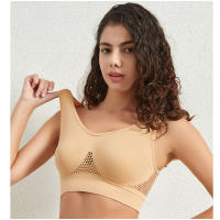Sujetador deportivo de color sólido para mujer, top de fitness, gimnasio, yoga, entrenamiento atlético, suave, acolchado - details 4