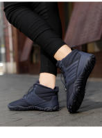 Nuevas botas de algodón, zapatos informales de algodón, además de botas de nieve gruesas de terciopelo, botas altas de algodón cálidas para parejas - details 11