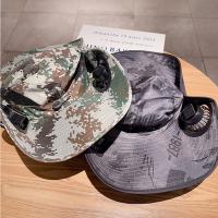 Sombrero para el sol con protección UV y ventilador Solar, camuflaje, 3 velocidades, sombrero de cubo para el sol, secado rápido, doble ventilador de refrigeración, sombrero de pescador - details 3