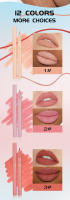 Lápiz de Labios Líquido Mate, esponja, punta de calabaza, Lápiz labial, Lápiz labial, Lápiz de Labios, Lápiz labial, impermeable, 12 colores - details 5