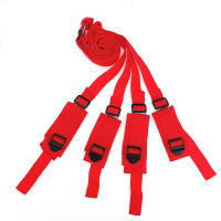 Conjunto de Bondage BDSM, juego para adultos, esposas, tobilleras, juguete para pareja, producto sexual esclavo, sistema de correas de cama eróticas, SM suave - details 3