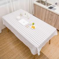 Mantel rectangular de plástico PVC, cubierta impermeable para aceite, mesa de comedor y cocina, resistente a las manchas - details 2
