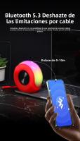 Nuevo 2025 altavoz bluetooth transfronterizo de alto valor mini subwoofer de audio de luz ambiental bluetooth al aire libre audio pequeño - details 7