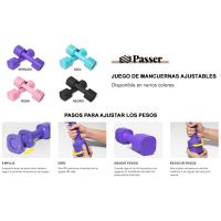 Hombres Juego de Mmancuernas Ajustables para Entrenamiento de Fuerza en Casa