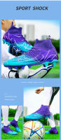 Botas de fútbol para hombre, zapatos de fútbol profesionales FG/TF, botines de tobillo alto para niños pequeños, zapatillas de fútbol para césped, zapatos de entrenamiento de fútbol sala - details 12