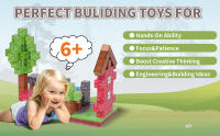 Bloques magnéticos Montessori para niños y niñas, juguetes sensoriales de construcción, cubos Fidget STEM, 100 piezas, regalo de cumpleaños - details 1