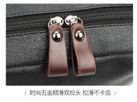Mochila para hombre, mochila escolar vintage de calle para secundaria, mochila de viaje versátil de moda. - details 18
