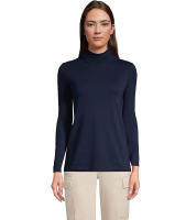 Ropa interior térmica de lana merina para mujer, Top de manga larga con cuello alto falso, camisa con capa Base, antiolor, 100% - details 13