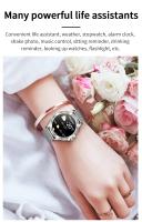 Reloj Inteligente para Mujeres Pantalla Táctil Completa 1.2inch Bluetooth Respuesta Llamada Whatsapp Notificación Smartwatch para Android iPhone Material de la Carcasa Aleación Forma Redonda Resolución de Pantalla 240*240 - details 8