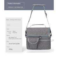 Bolsa de almuerzo reutilizable con aislamiento térmico para hombres y mujeres, multifuncional, 8L, refrigerador y caja de almuerzo para mantener el calor, a prueba de fugas, impermeable - details 0