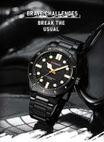 Reloj de Cuarzo CURREN 8450 Diseño de Lujo para Hombres Correa de Acero Inoxidable - details 1
