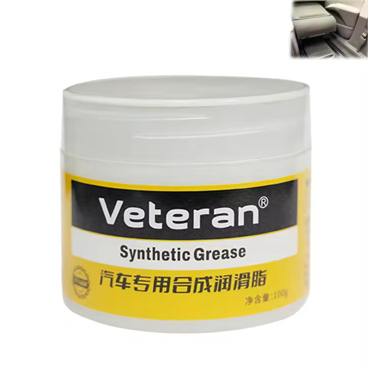 Lubricante para bisagra de puerta de garaje, protección contra la corrosión, antisonajero, acondicionador, grasa con pinza de cepillo - 1