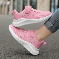 Nuevos zapatos clásicos de moda para correr para niñas, zapatillas de deporte rosas para niños, zapatos de tenis de malla transpirable, zapatos deportivos escolares para niños - details 6