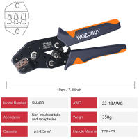 Alicates de Sujetación WOZOBUY SN-48B de Precisión Alta 0.5-2.5mm Herramientas Eléctricas para Coche con Terminales de Cable de 2.8 4.8 6.3 - details 8