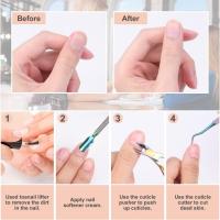 Alicates para Cutículas, 4 piezas, Removedor de Cutículas y Cortador, Herramienta de Belleza, Corta Cutículas de Acero - details 1