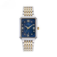 Reloj cuadrado minimalista reloj hombre calendario reloj de cuarzo - details 1